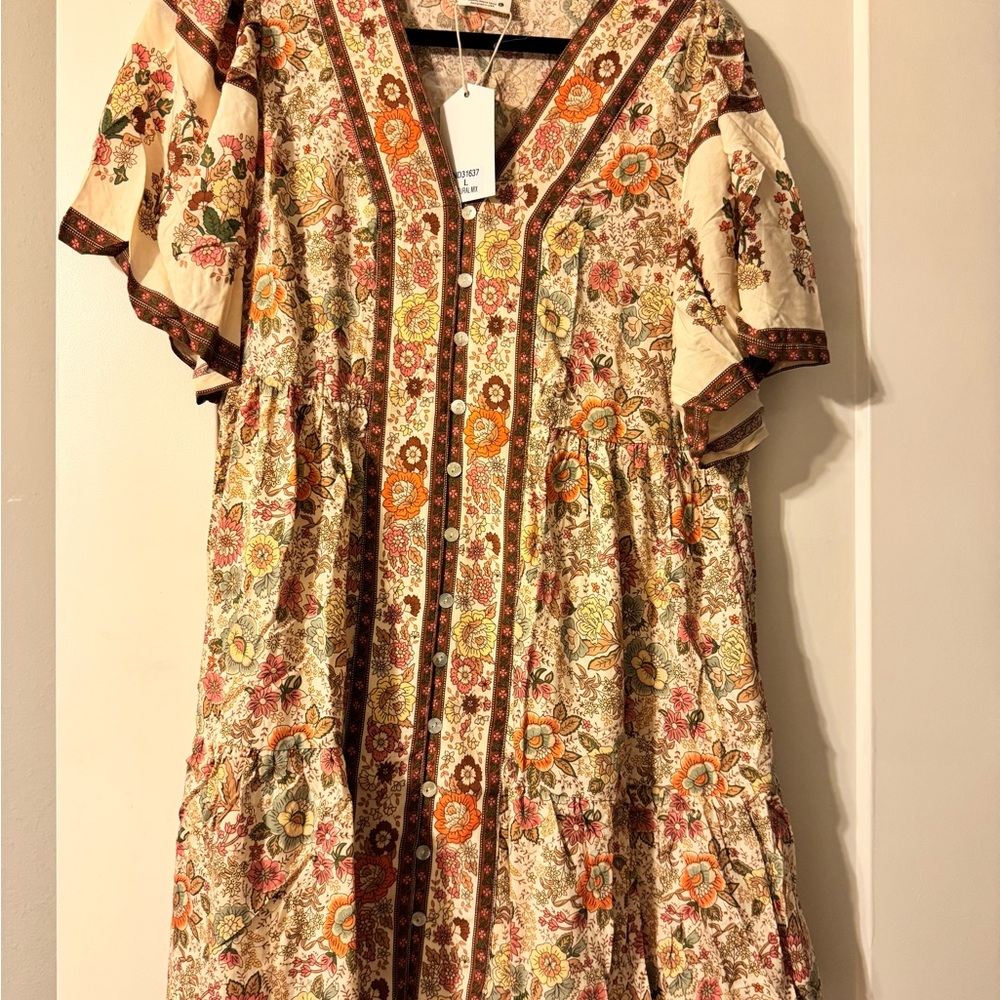 Floral Bohemian Dress